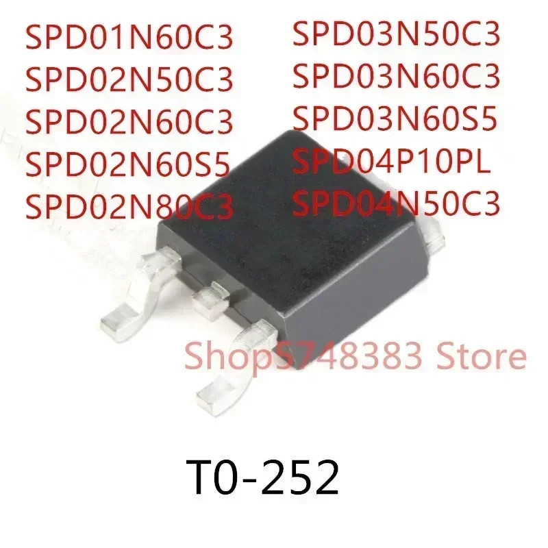 5PCS SPD01N60C3 SPD02N50C3 SPD02N60C3 SPD02N60S5 SPD02N80C3 SPD03N60C3 SPD03N60S5 SPD04P4P4P4P4P4P4C