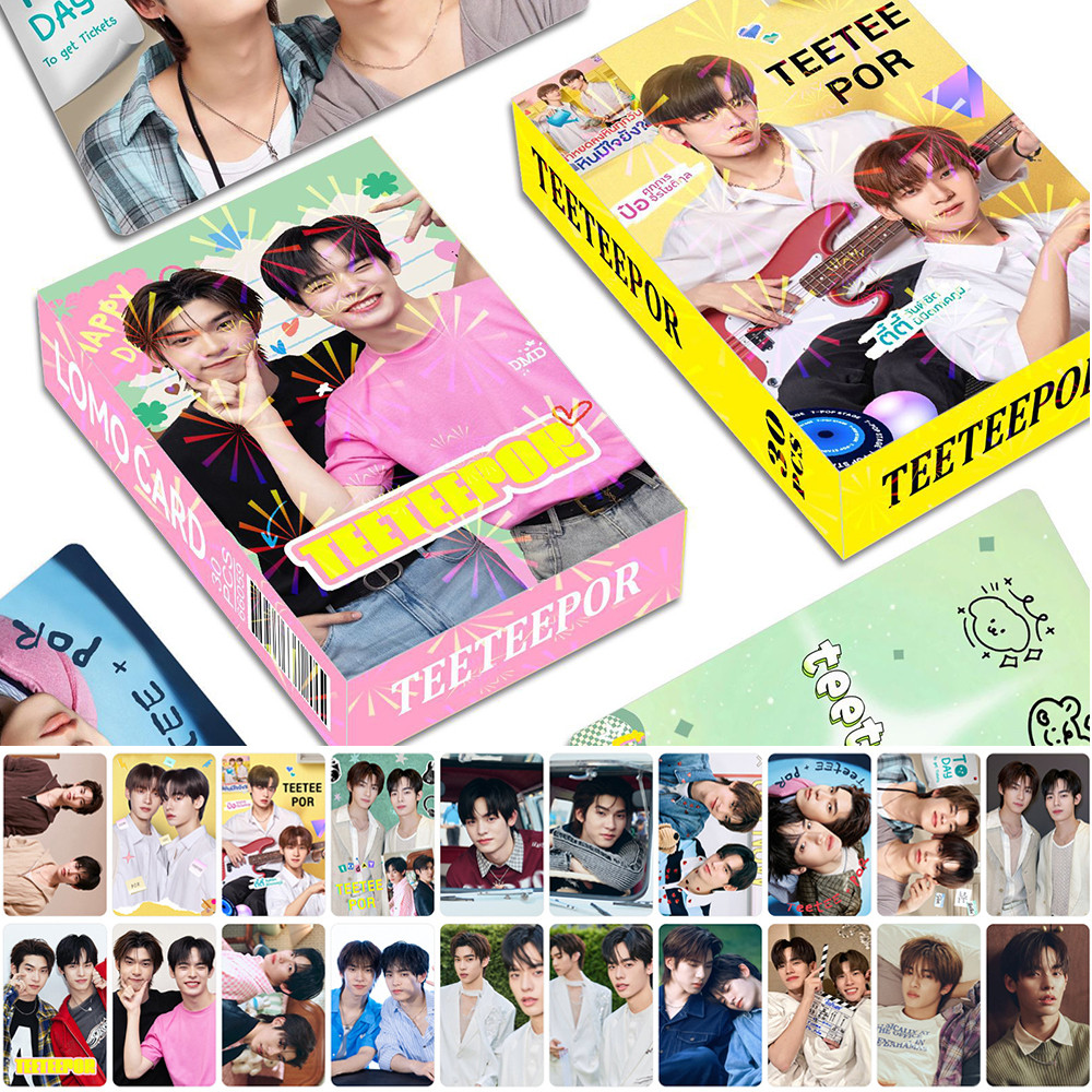 96 ชิ้น TEETEEPOR Kpop Idol Photo การ์ด Lomo สติกเกอร์ชุดสําหรับแฟนและนักสะสม