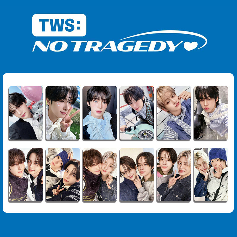 KPOP TWS "NO TRAGEDY" การ์ดคู่ SC การ์ดอัลบั้มโปสการ์ด