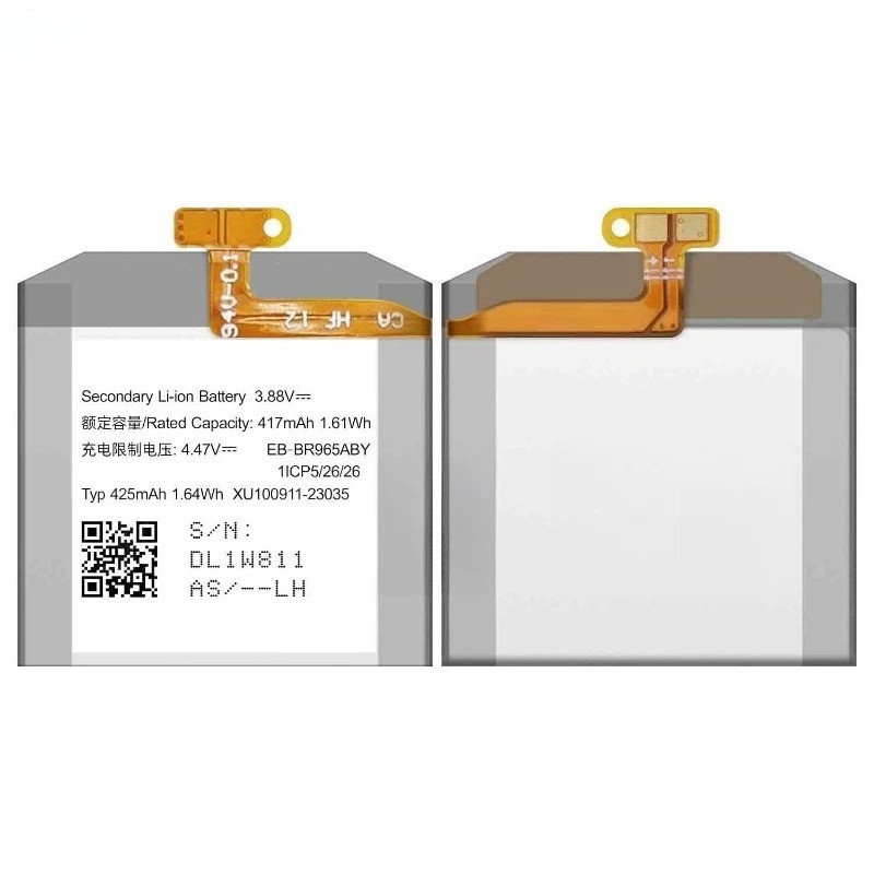 แบตเตอรี่นาฬิกาคุณภาพสูง EB-BR965ABY 3.88V 425mAh สําหรับ Samsung Galaxy Watch 6 คลาสสิก (47 มม.) R9