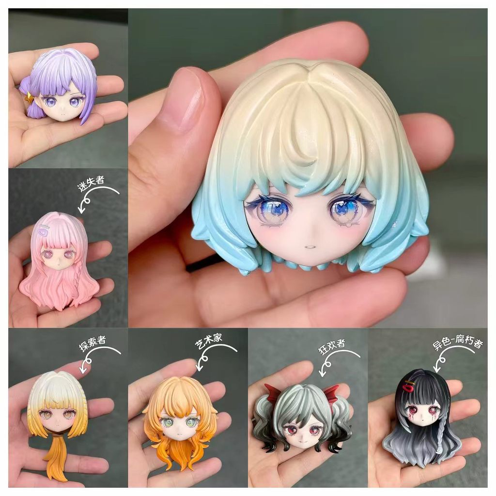 สินค้าใหม่ ของแท้ Doomsday Sequence Chapter Series [Head Dismantling] diy Accessories Assembly 12 Points Movable Figure bjd อินเทรนด์เล่นตกแต่งรูปตุ๊กตาของขวัญพร้อมสต็อก