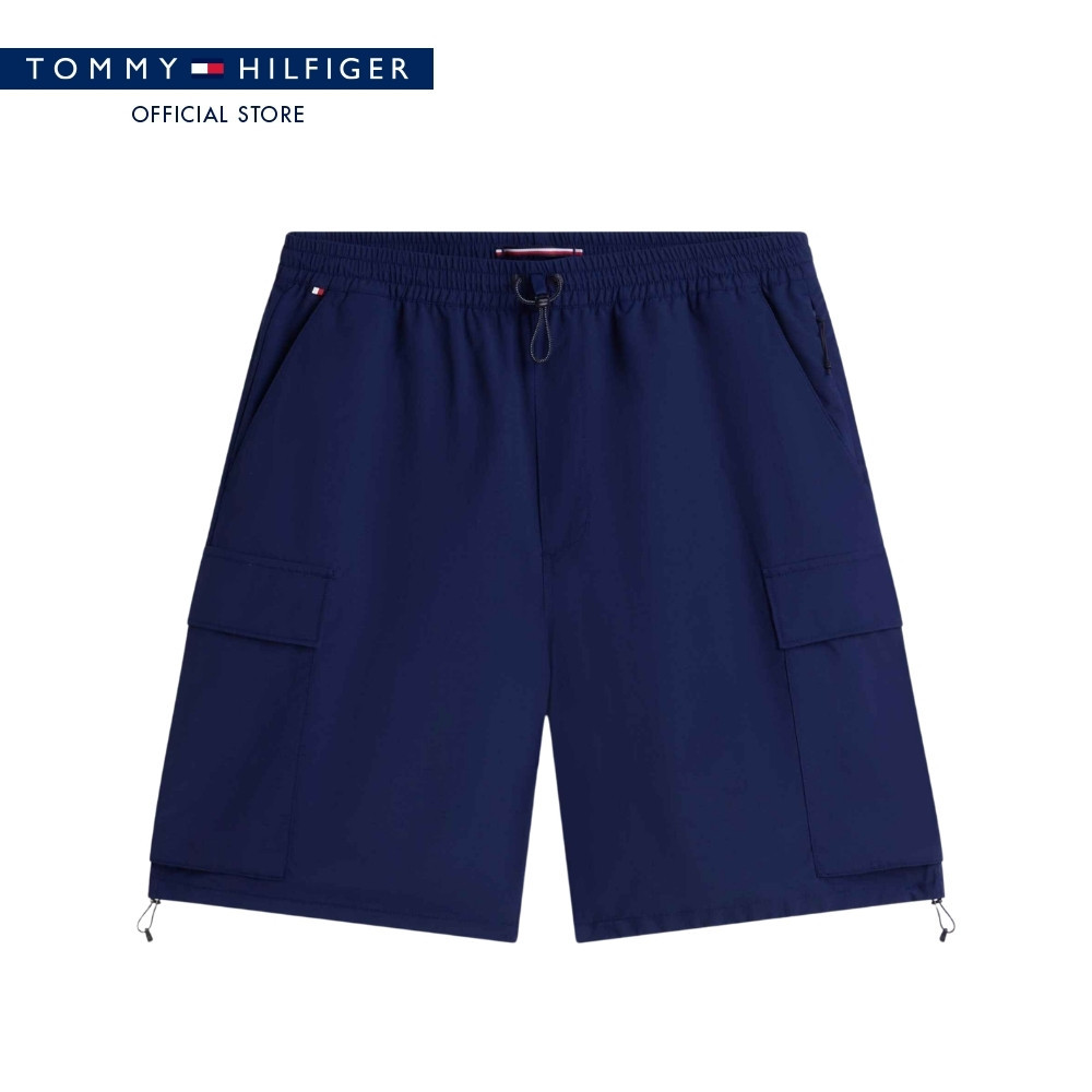 Tommy Hilfiger กางเกงขาสั้น ผู้ชาย รุ่น MW0MW42666 DCC - สีน้ำเงิน