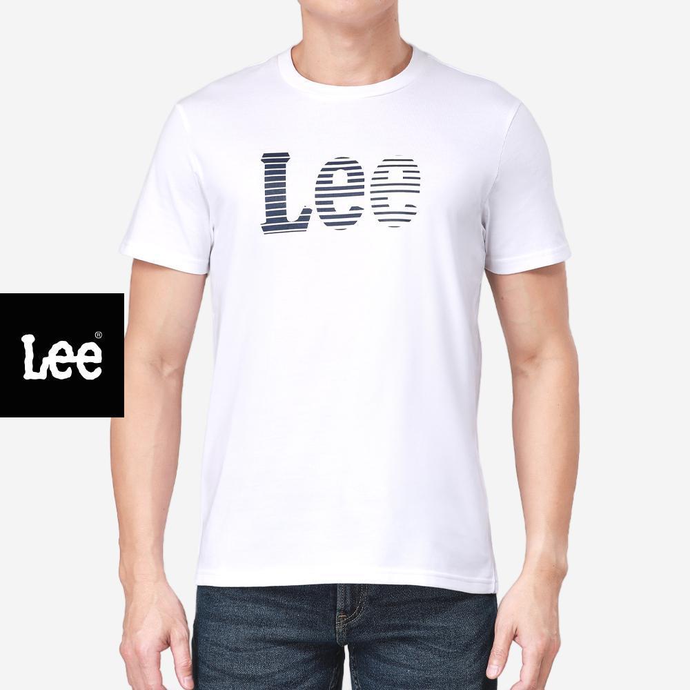 LEE เสื้อยืดแขนสั้นผู้ชาย รุ่น LE F525MTSSF46 สีขาว