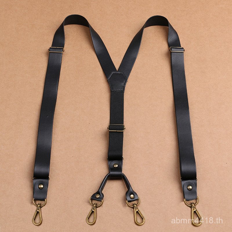 จัดส่ง ในนามของ tik Ready Stock Suspenders Belt 2.5cm Mens Wide Clip Elastic Hook Strap 4tok EXEO