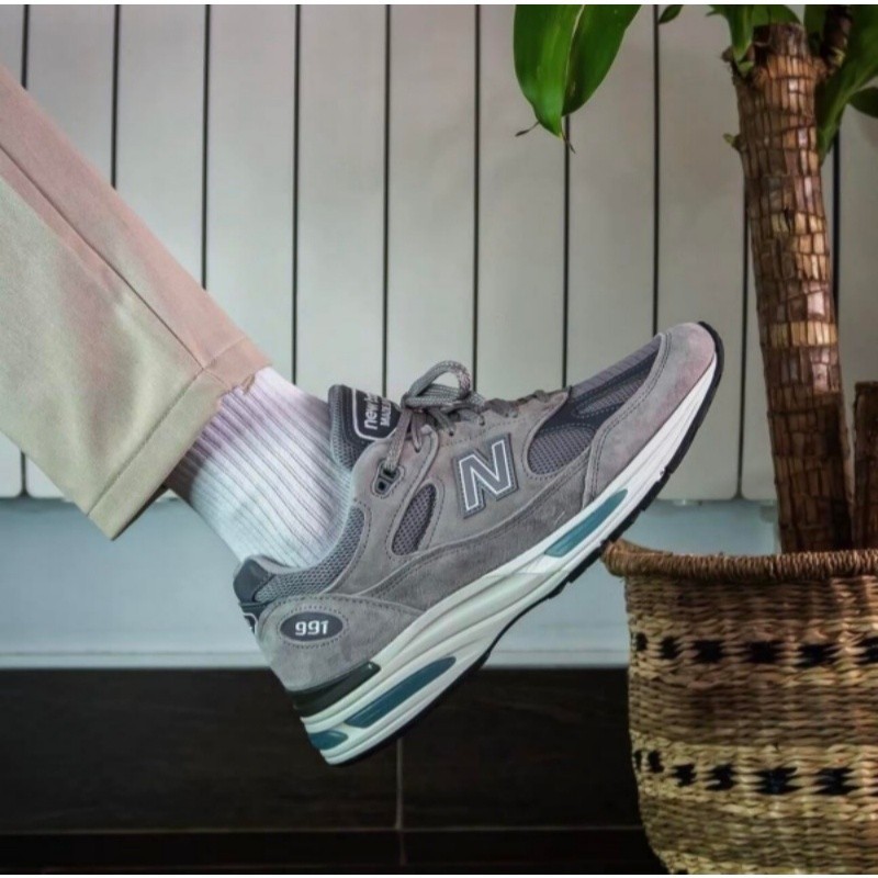 💥New Balance 🌟NB 991 V2 รองเท้าวิ่งลำส้นต่ำ สไตล์วินเทจ ใส่นุ่มสบาย ทนทาน Unisex
