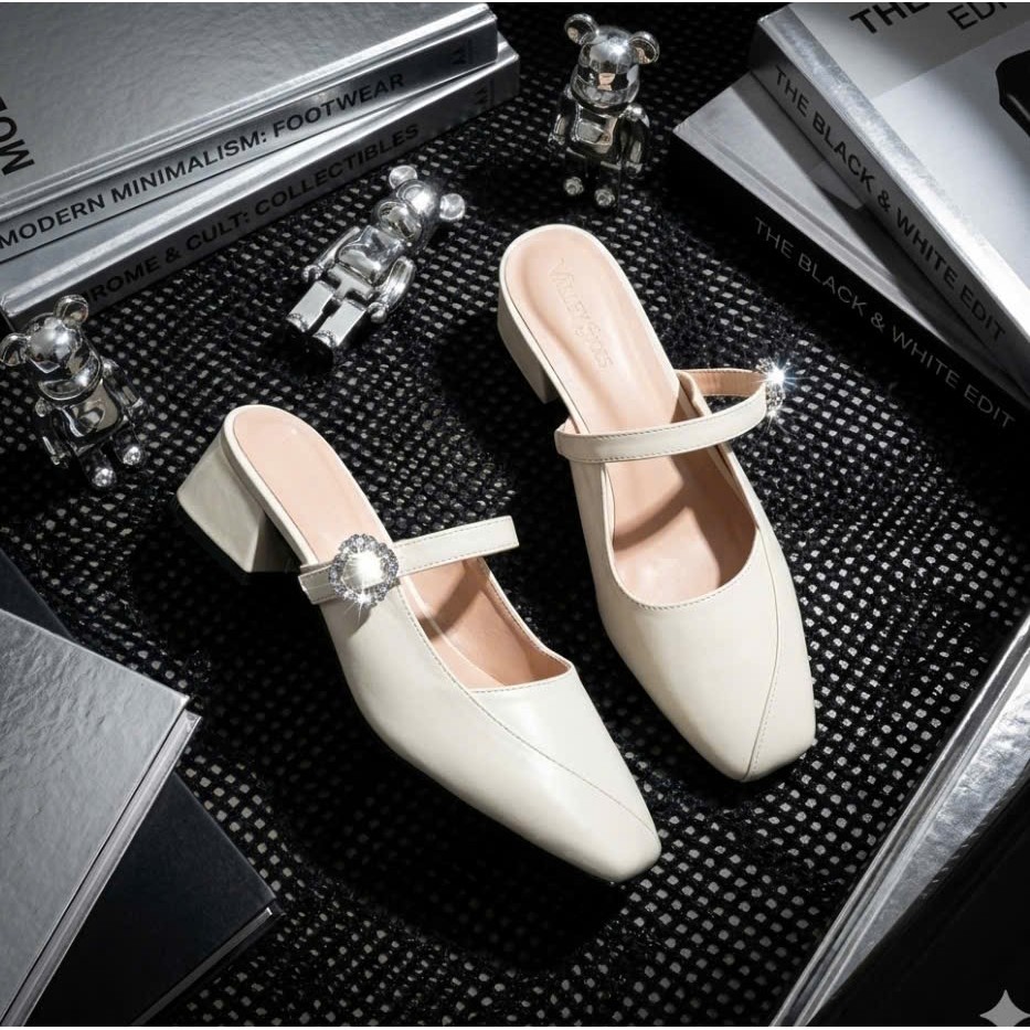 รองเท้าแตะ Bigsize Square Toe - 40 41 42 43