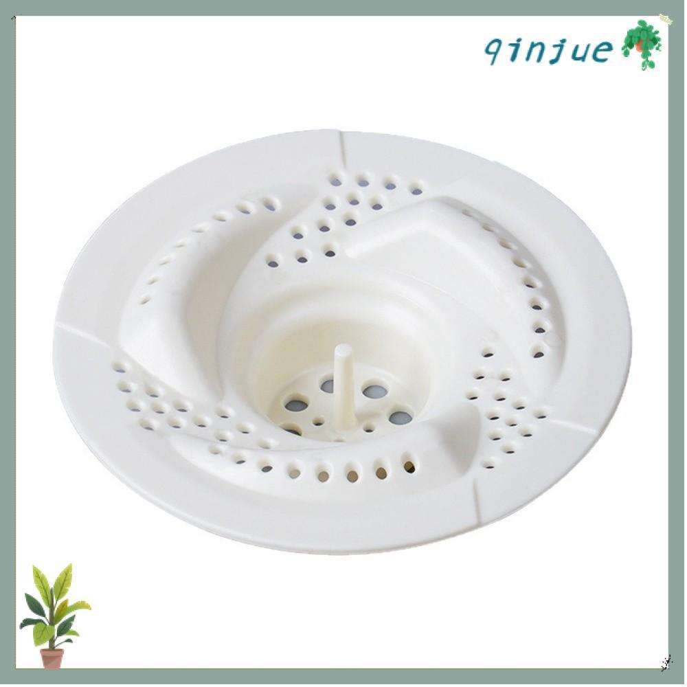QINJUE ท่อระบายน้ํา, หมุน Bug Proof Hair Collector, ตาข่ายอนามัยออกแบบ Anti-Clogging อ่างล้างจานกรองพื้นที่ห้องน้ํา