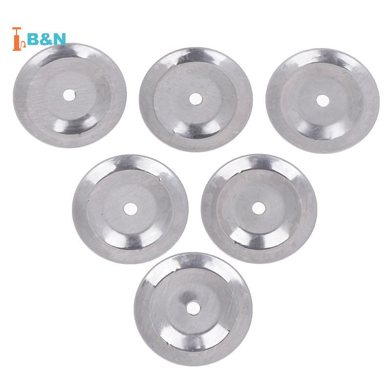 XeR 50pcs Tambourine Bell แหวน Jingle Bell เหล็กสําหรับ Handbell Chara กลองบ่วง Tambourine แหวน Jing