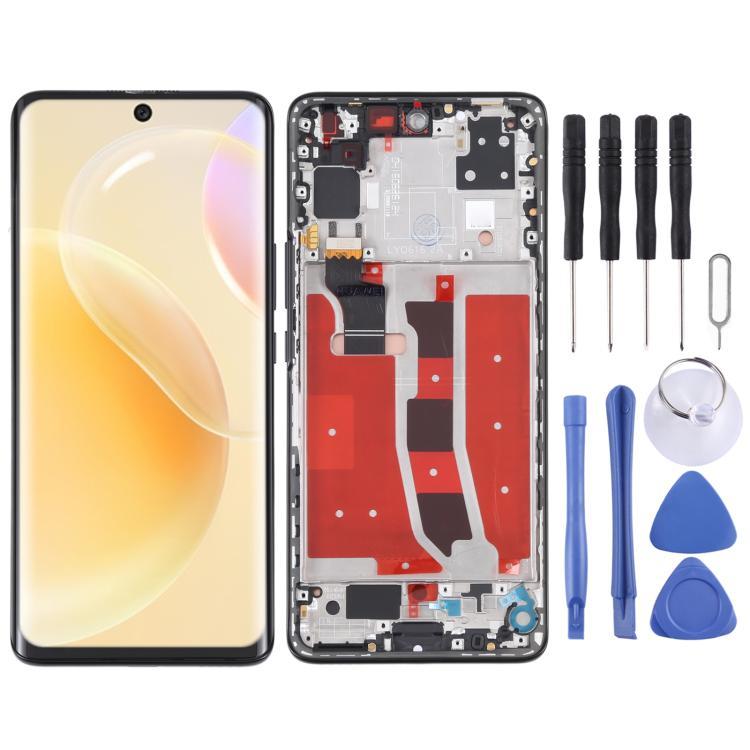 พร้อมส่ง หน้าจอ LCD OLED สําหรับ Huawei Nova 8 5G Digitizer Full Assembly พร้อมกรอบ