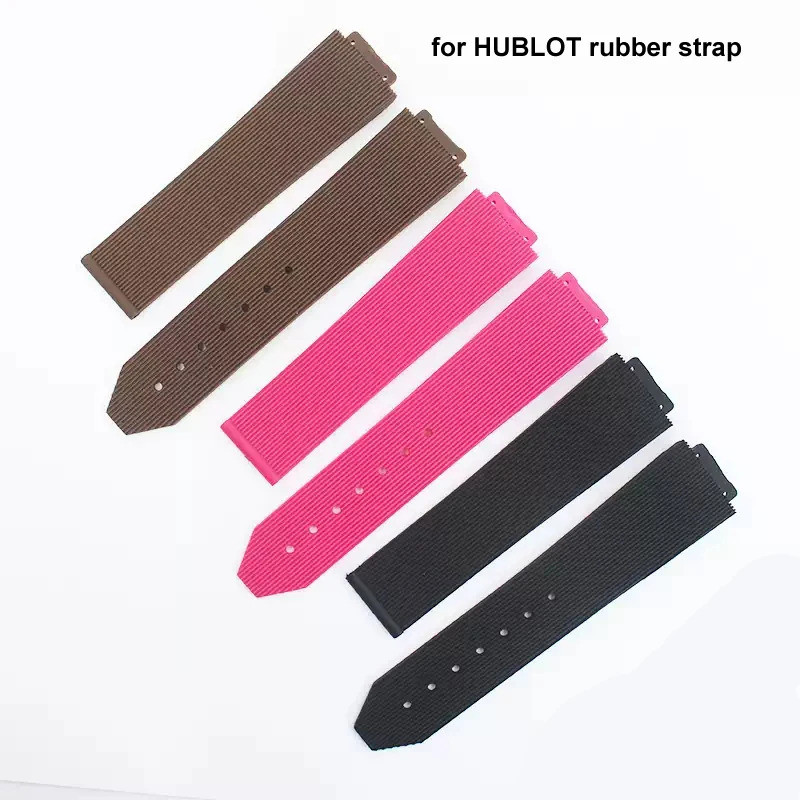 Watch accessories for HUBLOT rubber strap waterproof silicone multi-color convex 21mm-15mm Women's w