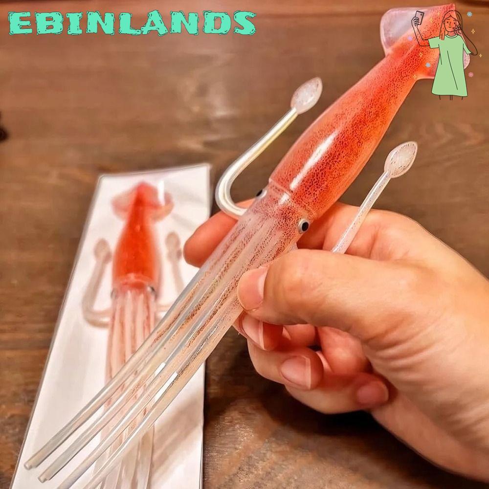 EBINLANDSFA Octopus Noodle Fork, Portable Heat-Resistant Food Picks, Funny 3-in-1 Cooking Tools ส้อม