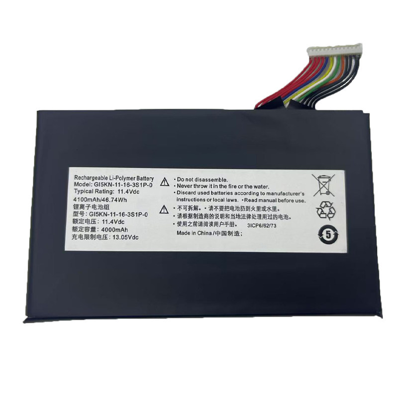 For Mechanic T90-T1C Revolution F117-F6K Laptop Battery GI 5KN - 11-16-3 S1P - 0