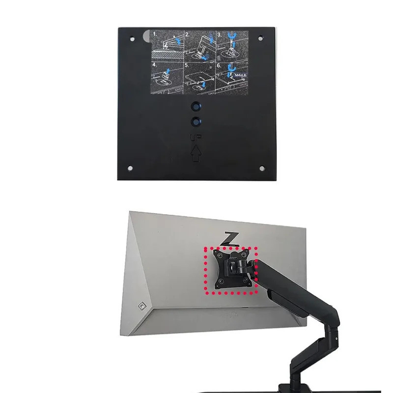 ใหม่ใช้งานร่วมกับ HP VESA Mount Adapter แผ่น 27 นิ้ว Z27u Z27q G3 100X100mm 27" M14762-001 M15105-00