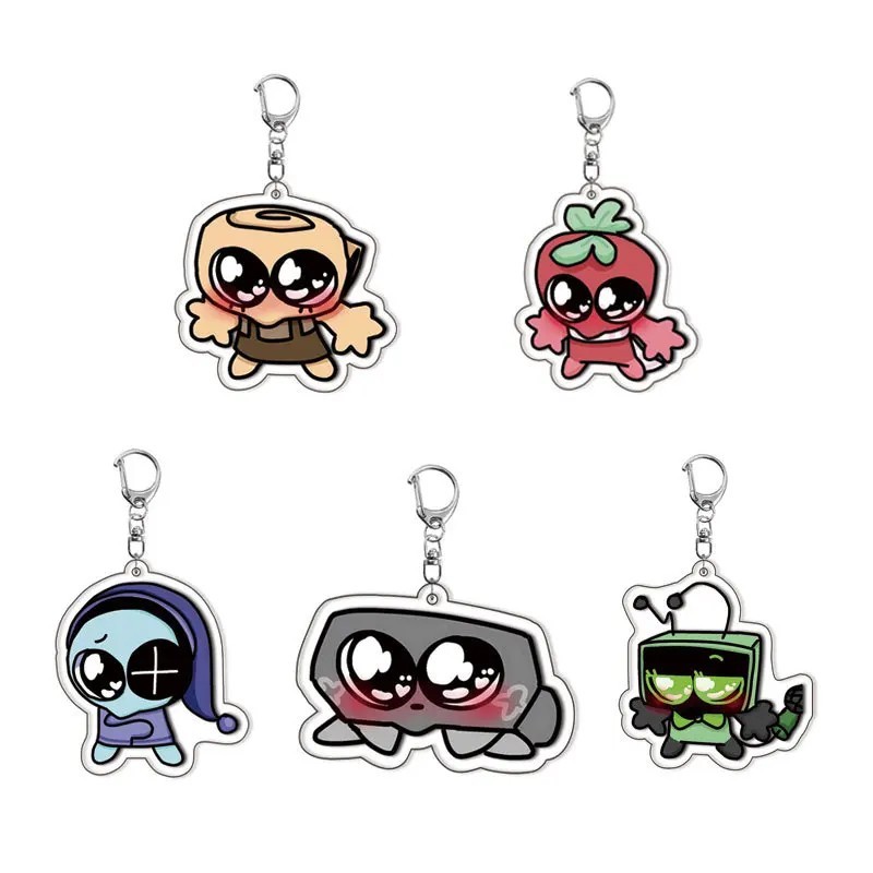 Dandys World Mica อะคริลิคเกม Roblox ตัวอักษร Pango Astro Sprout Dandy Vee Shelly พวงกุญแจตกแต่งกระเ