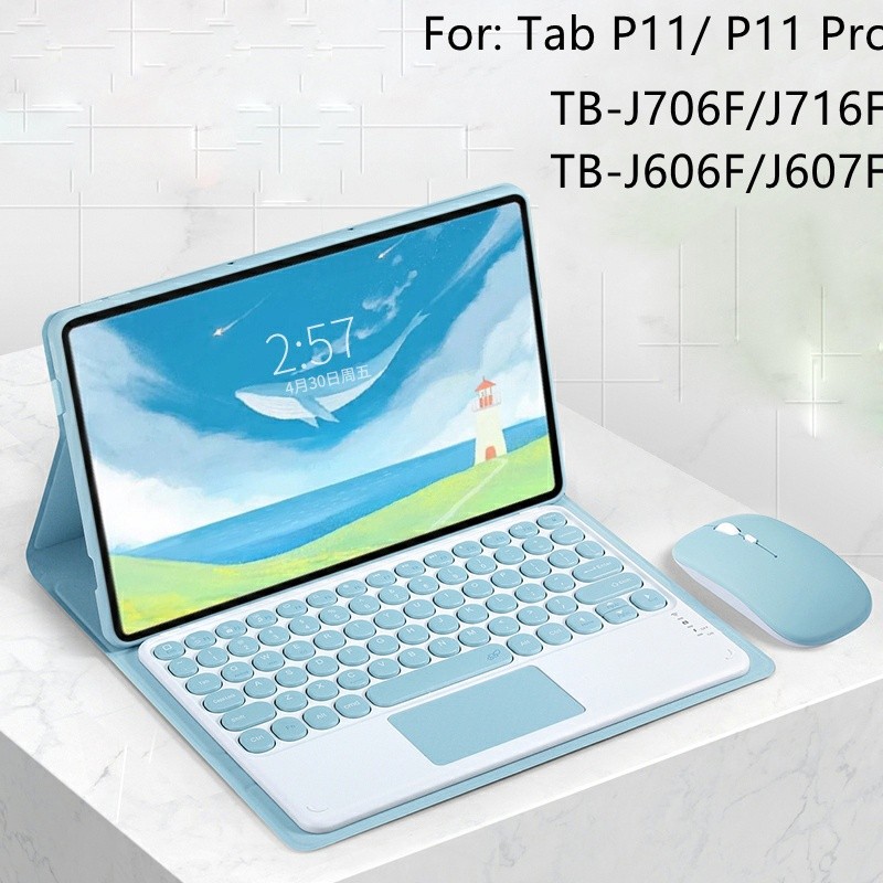 NewTouchpadแป้นพิมพ์สําหรับLenovo Tab P11 Pro / M10 Plusกรณีแป้นพิมพ์สําหรับLenovo Tab P11plus / M11