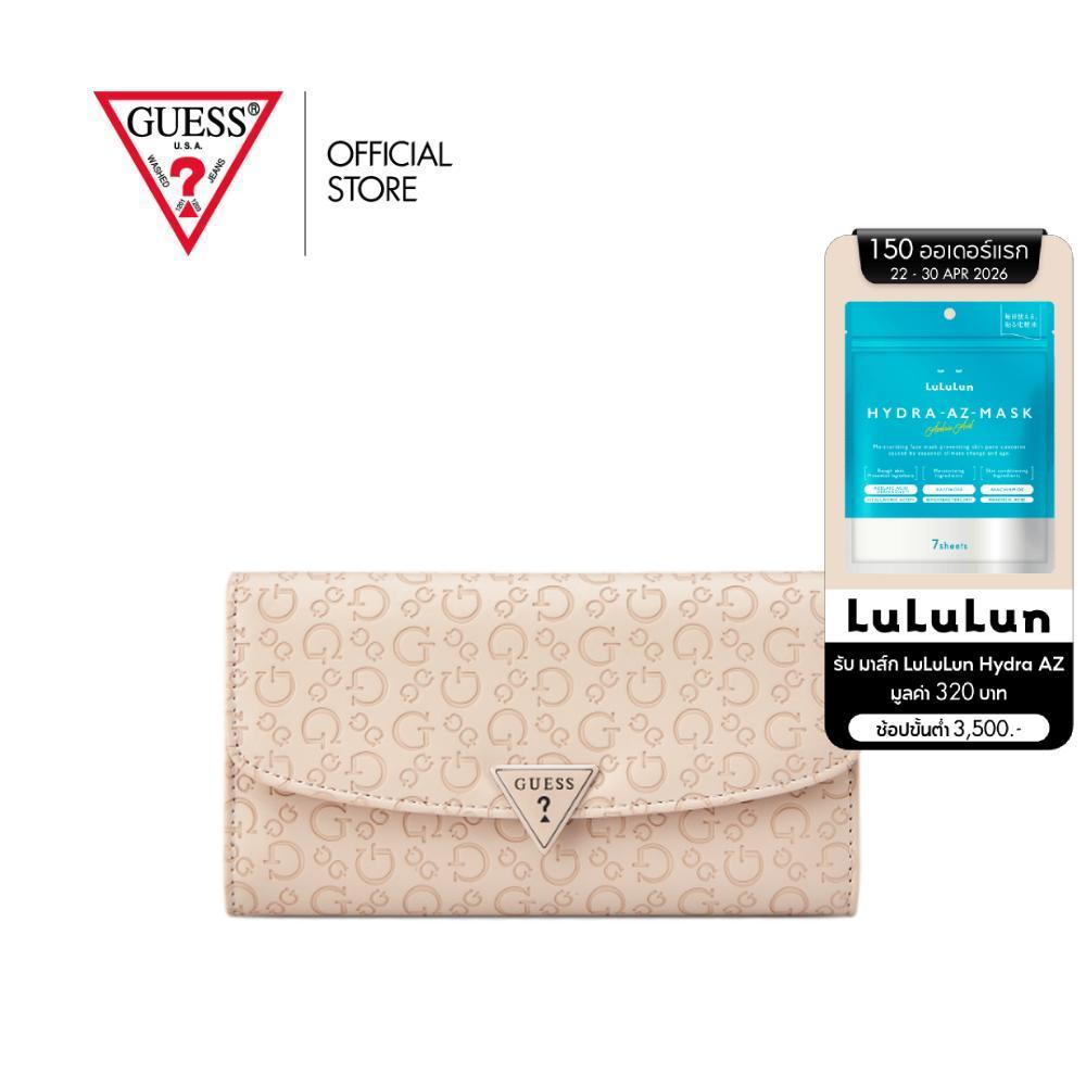 กระเป๋า Guess รุ่น T9845151 VIVIETTE SLG SLIM CLUTCH สีเบจ