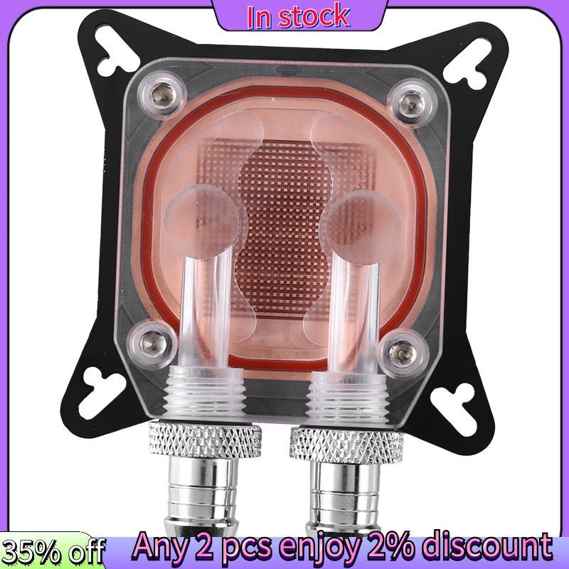 ในสต็อก-Gpu Water Block Cooling Double Channel Of Copper คอลัมน์การ์ดภาพวิดีโอ Water Cooler หม้อน้ํา