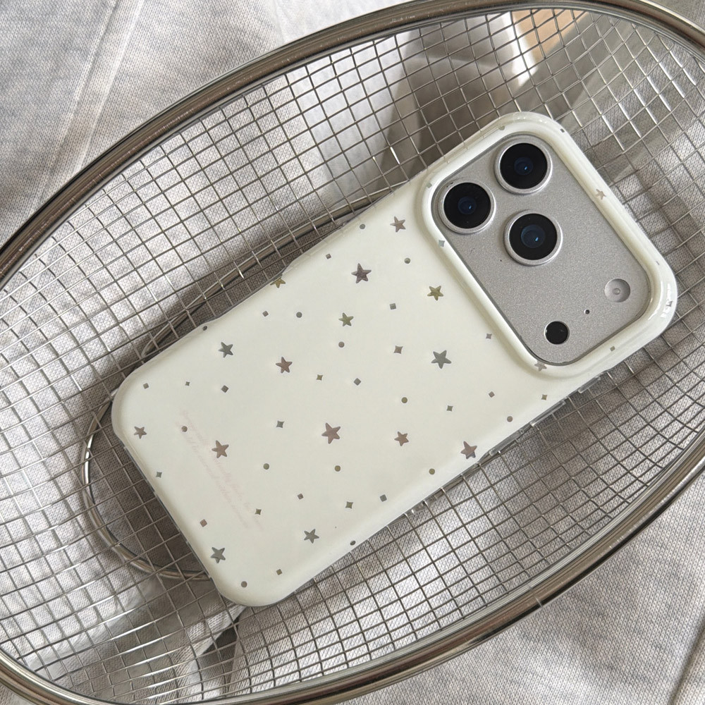 สีสัน Star Dot Bling เคสโทรศัพท์สําหรับ iPhone 17 Pro Max 16 15 14 Pro Max 13 Soft Bling กันกระแทกฝาครอบป้องกัน funda capa
