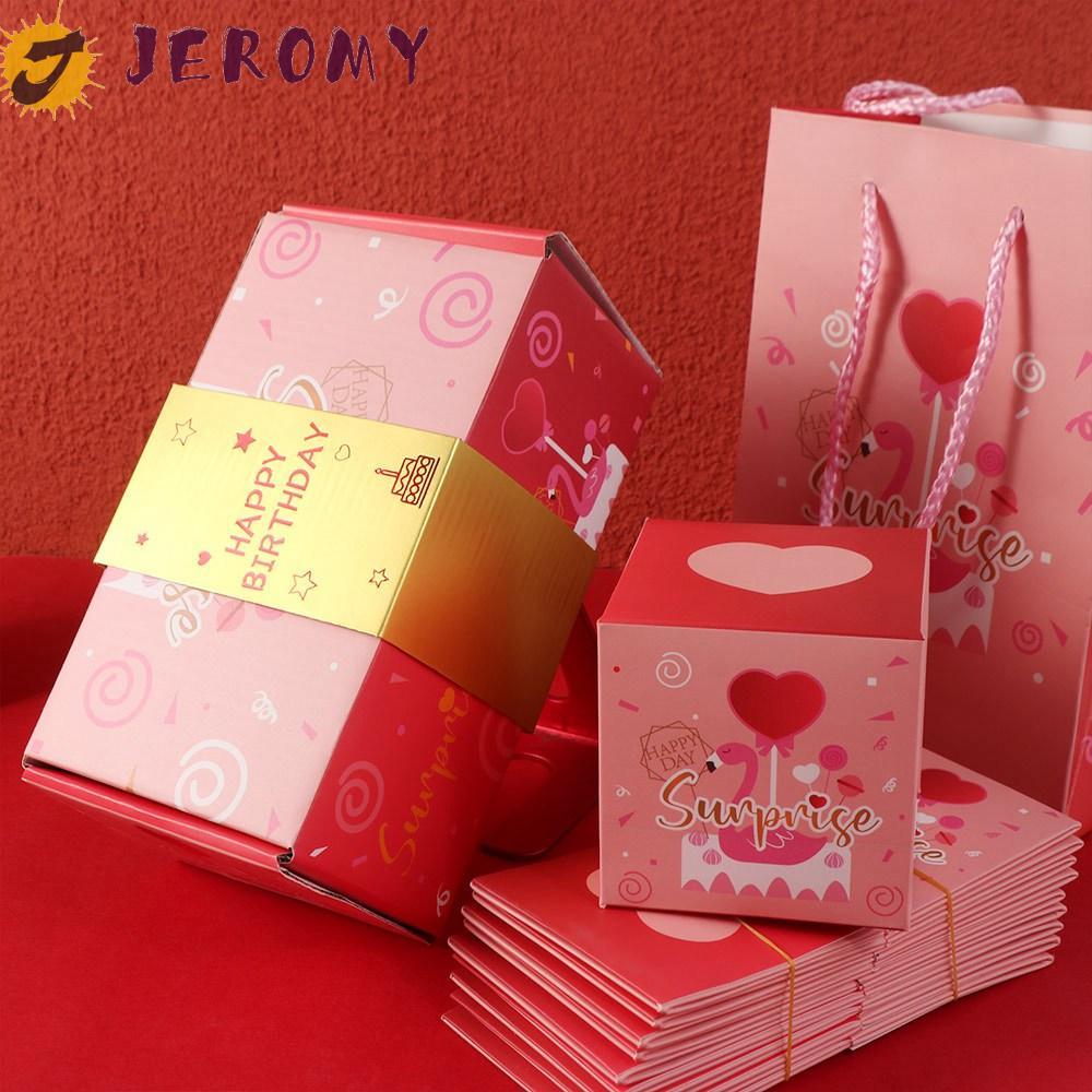 JEROMY Surprise Bounce Box, Pop Up Surprise Fun Cash Explosion Gift Box, New Gift Box Luxury Paper M