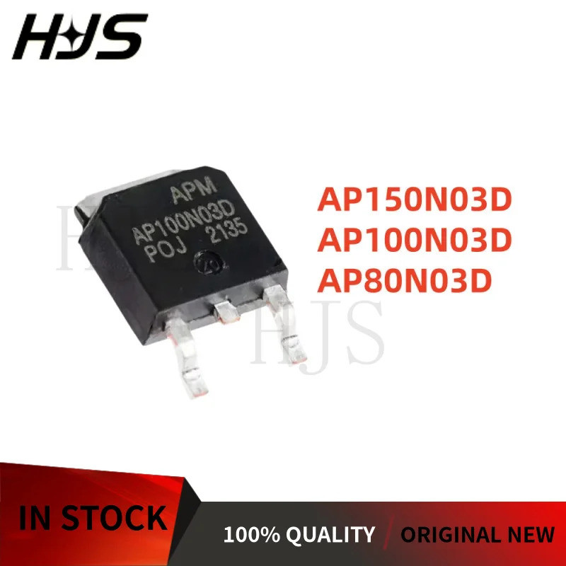 10 ชิ้น/ล็อต AP150N03D AP100N03D AP80N03D AP150N03 AP100N03 AP80N03 TO-252 MOSFET 100% ใหม่และคุณภาพ