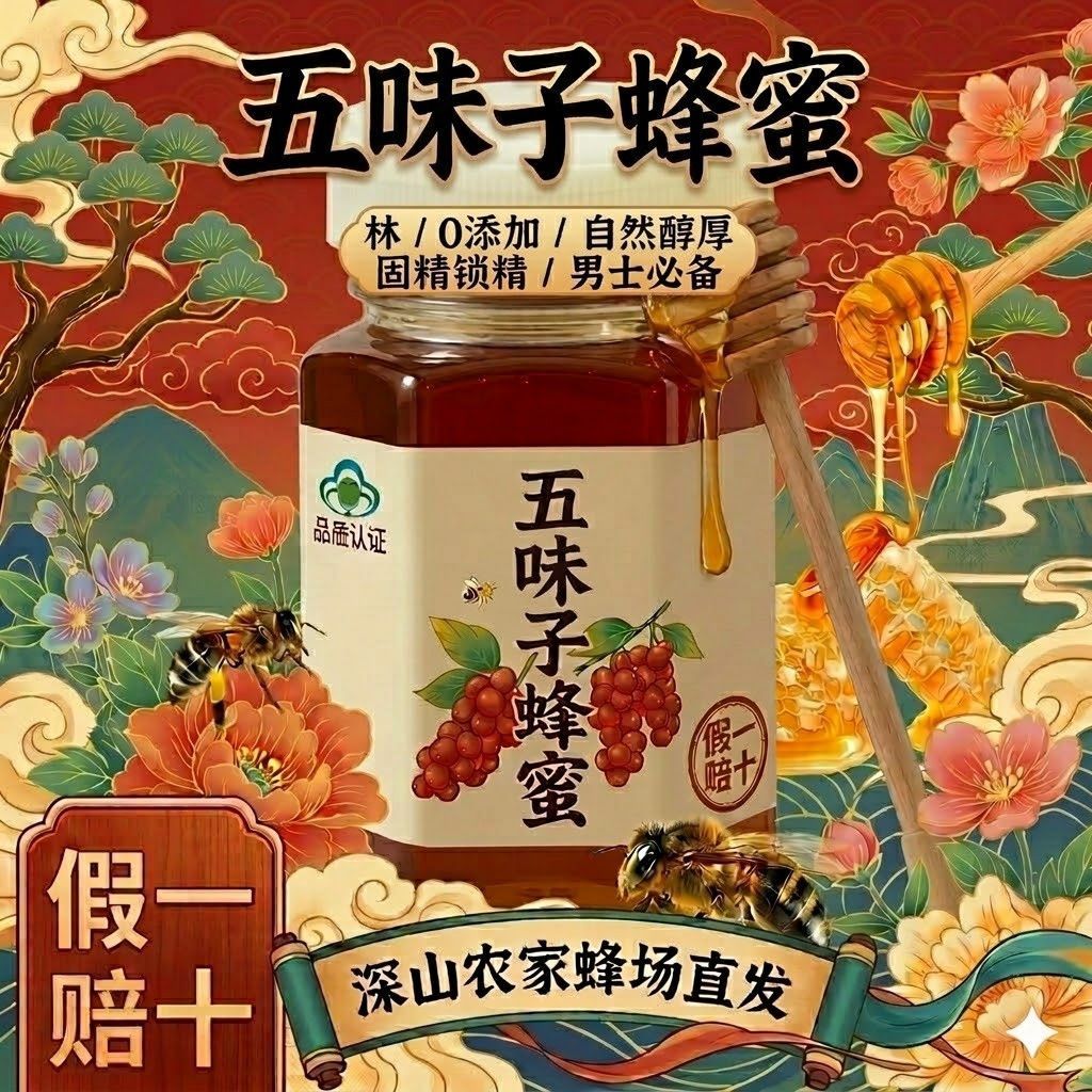 เด็กชายต้องมี Wild Nourish Schisandra Fresh Honey Quality Schisandra Honey Mature Zero Additives 4.2