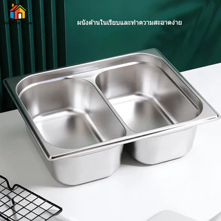 [เลือกขนาด] สแตนเลส ถาดบุฟเฟ่ต์ 1/1 1/2 พร้อมฝฝ กันฝุ่น เกรดอาหาร ส่งจากไทย ทนทาน ใช้งานบุฟเฟ่ต์/งานปาร์ตี้