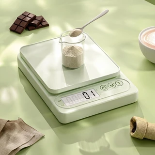 แม่นยํา 0.1g ความแม่นยําสูง เครื่องชั่งดิจิตอล 10kg เครื่องชั่ง กิโลดิจิตอล เครื่องชั่งอาหาร รื่องชั่งดิจิตอล แผงกันน้ํา