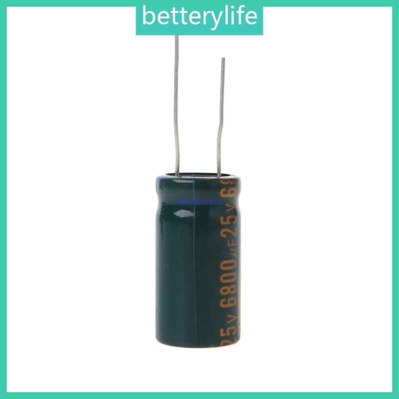 BTF 25V 6800uF Capacitance Electrolytic Radial Capacitor ความถี่ต่ํา ESR