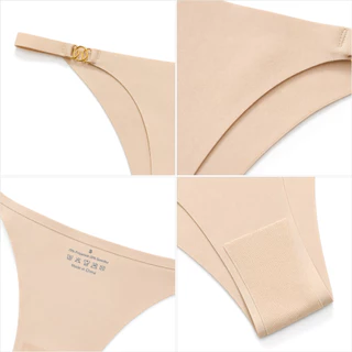 💥Angle Bra💥 (N1140) กางเกงในผู้หญิง Thong จีสตริง Seamless ผ้านุ่ม ยืดหยุ่นสูง ใส่สบาย ไม่เห็นขอบ