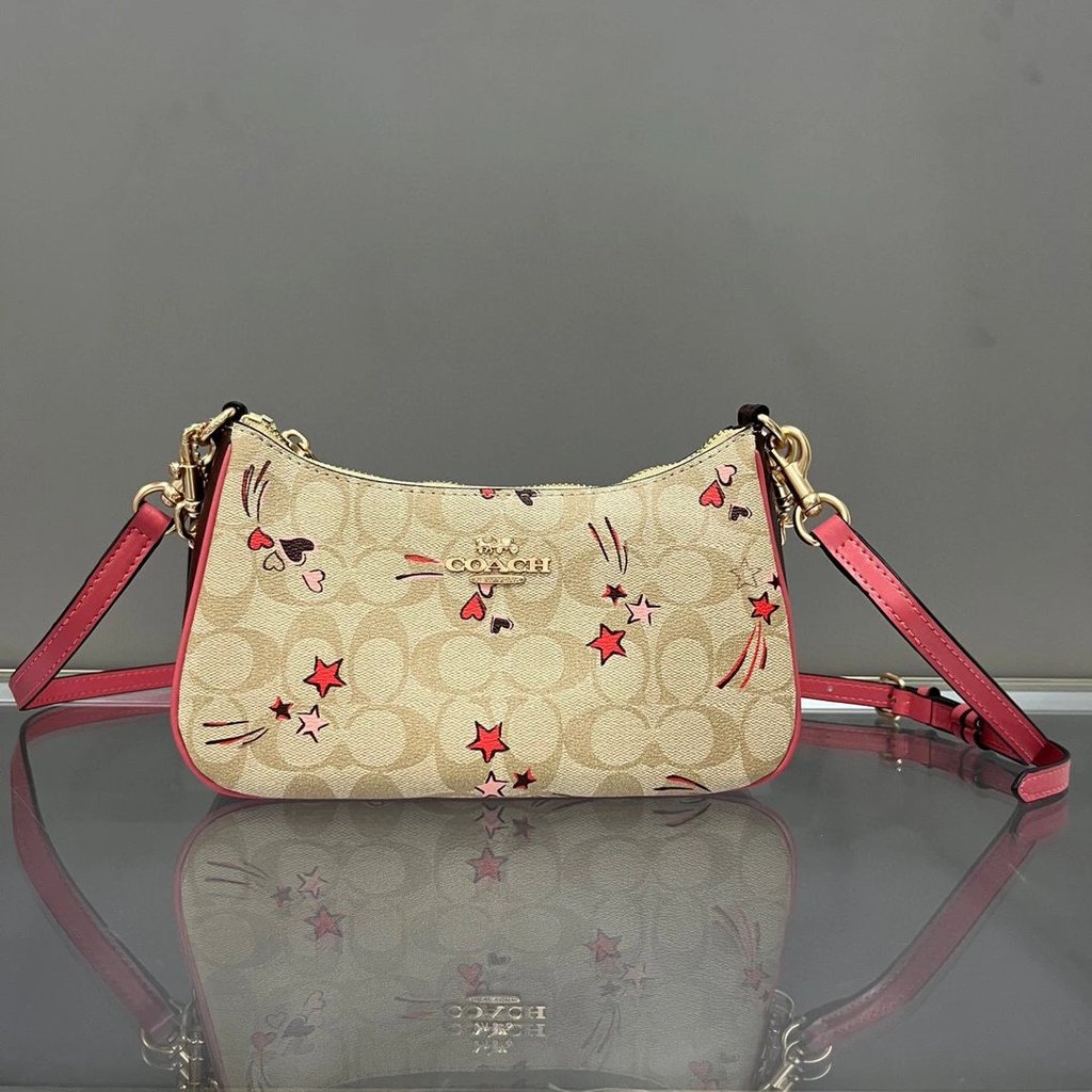 Coach Teri Underarm Bag Mahjong Bag CJ644 Commuter All-Match