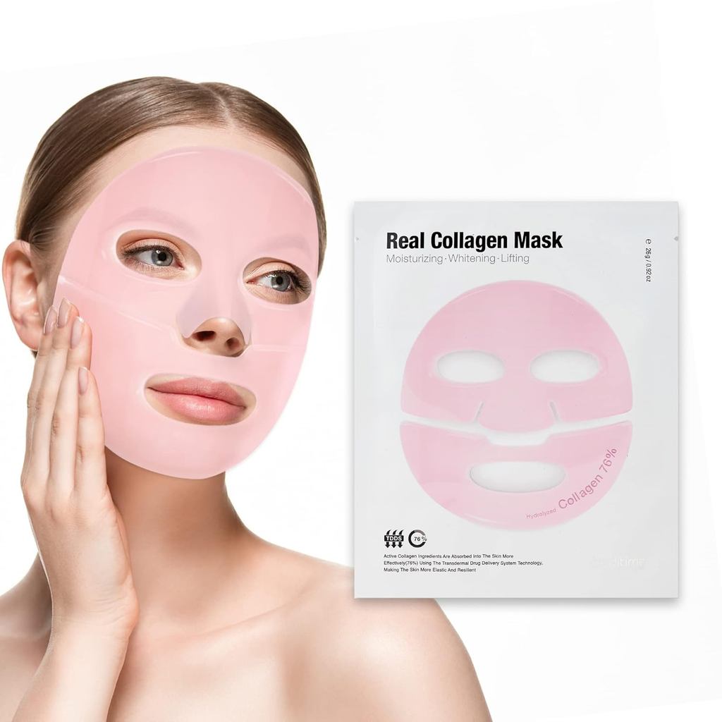 เมดิไทม์ คอลลาเจน มาส์ก | Age-Defying มาส์กหน้า Hydrating & Firming | มาส์กหน้าเกาหลีพร้อมกรดไฮยาลูโ