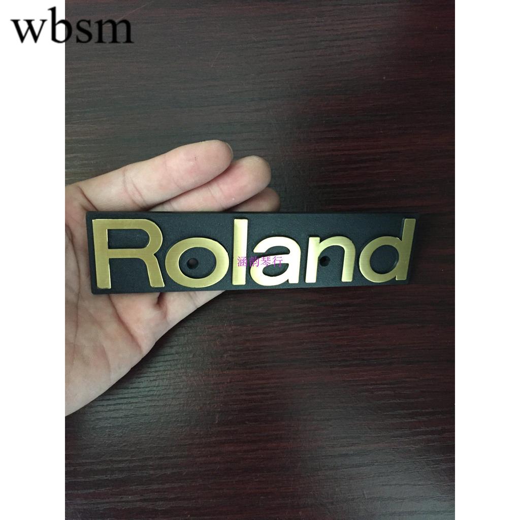 ของแท้ป้าย ROLAND Roland โลโก้ Roland กีตาร์ยี่ห้อ 155 * 38 มม