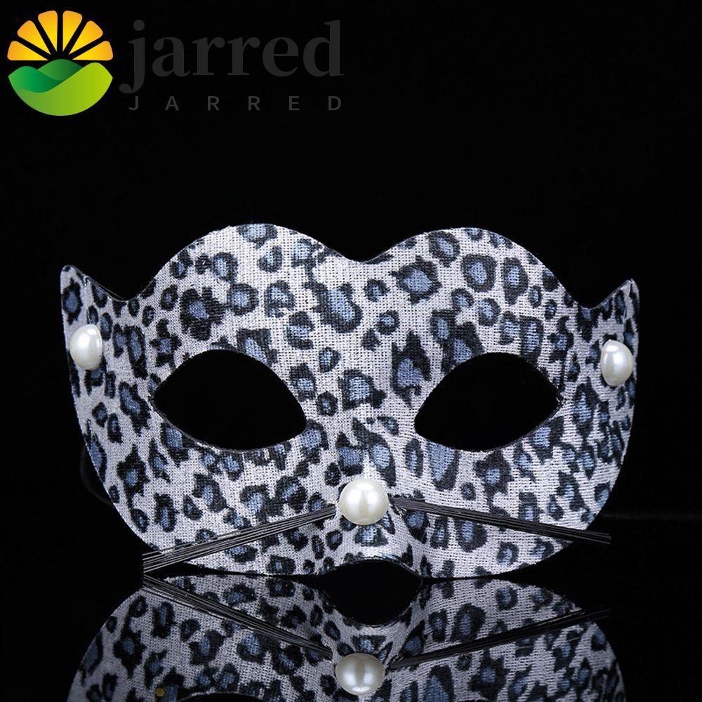 JARRED หน้ากากเสือดาว เสือดาวแฟชั่นตลก|รูปแบบสัตว์รูปแบบเครื่องแต่งกายคอสเพลย์อุปกรณ์ประกอบฉาก