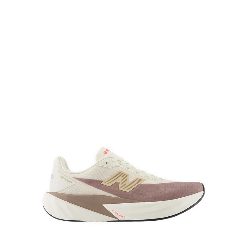 รองเท้าผ้าใบ Ladies Rebel v5-สีเบจ/น้ําตาล KJ41