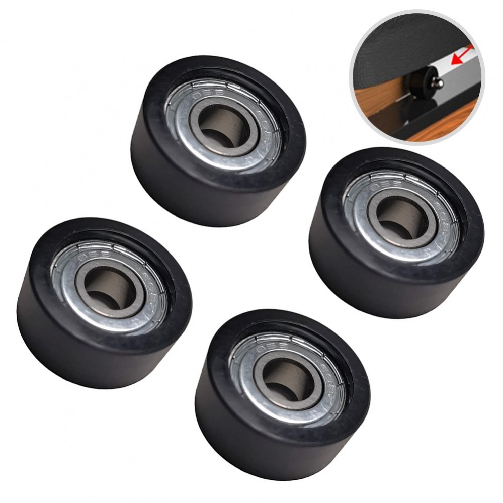 Smooth Motion Rowing Machine Seat Wheels Set 4 ชิ้น เข้ากันได้กับรุ่นต่างๆ