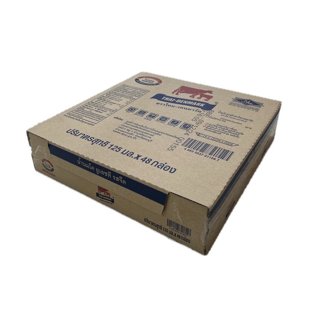 [สินค้าส่งด่วน] ไทยเดนมาร์คนมยูเอชทีรสจืด125มล แพ็ค 48 THAI-DENMARK UHT MILK PLAIN FLV. 125ML PACK 48