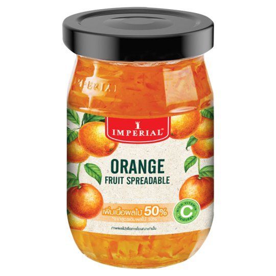 [สินค้าส่งด่วน] อิมพีเรียลแยม มาร์มาเลดส้ม 270ก. IMPERIAL ORANGE MARMALADE JAM 270G.