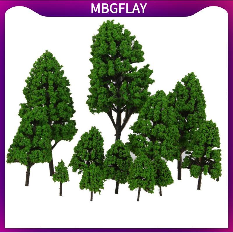 [mbgflay] 12 Multi Scale Poplar Tree Model Train Train Train Train Park Layout Scenery O HO NZ