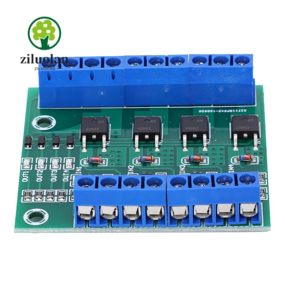 ZILUOLAN 4‐Way MOS Tube Module, PWM 3-20V YYNMOS-4 Field Effect Tube Module, Electronic Circuit 4-Ch