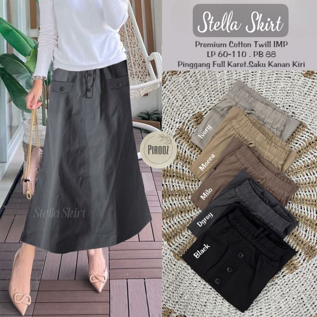 มีกลุ่มผู้ขายครั้งขอ kke addin er Elrumi 2804 STELLA SKIRT PiRooZ er Elrumi