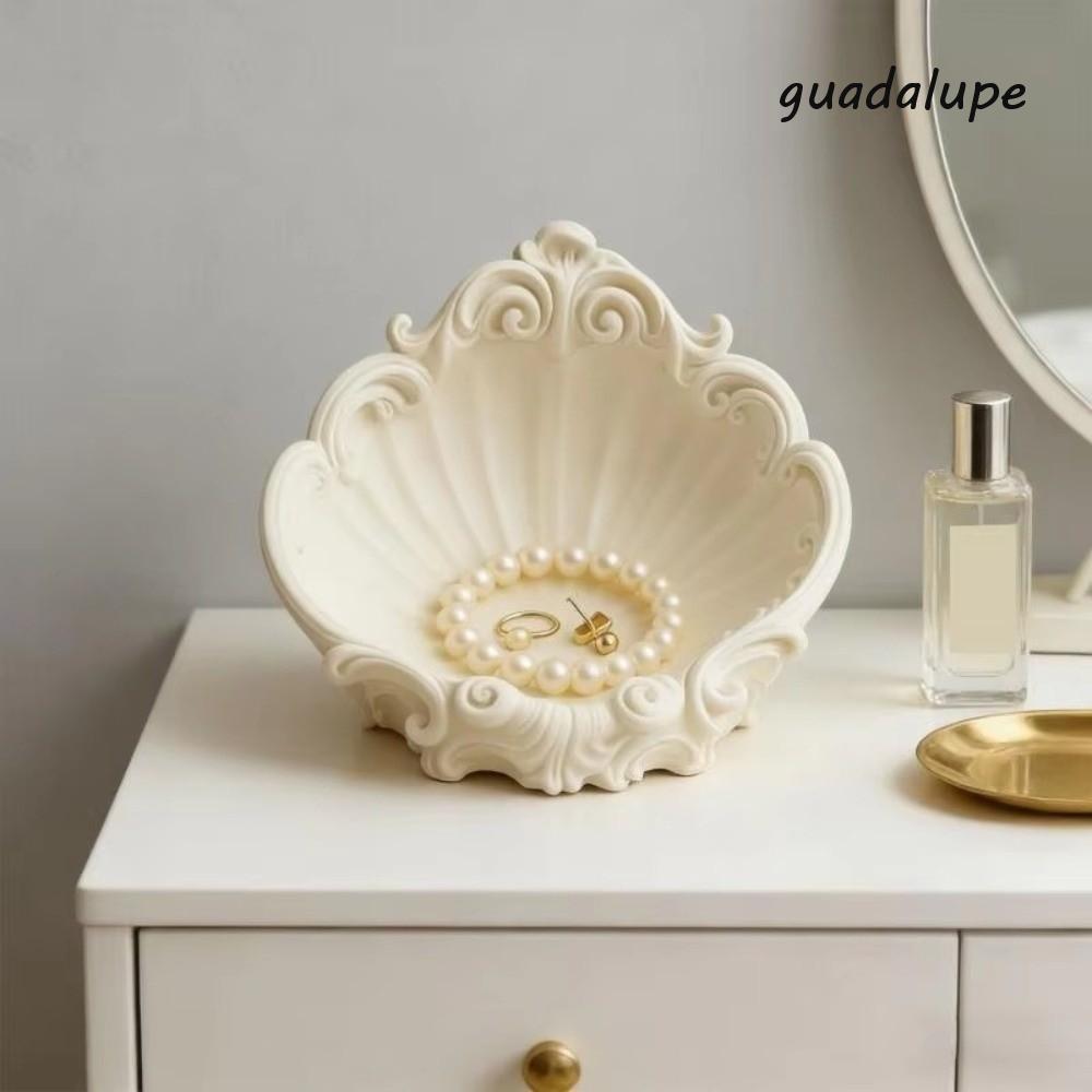 GUADALUPE ถาดเครื่องประดับเชลล์, Creative 3D พิมพ์ผู้ถือเครื่องประดับ, Photo Prop Simple INS Elegant สร้อยข้อมือ Organizer จอแสดงผลเครื่องประดับ