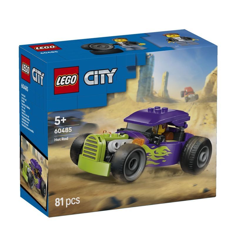 [LEGO] LEGO City Series 60485 รถแข่งดัดแปลงความเร็วสูงสําหรับเด็กของขวัญของเล่นบล็อกอาคารสินค้าใหม่Y