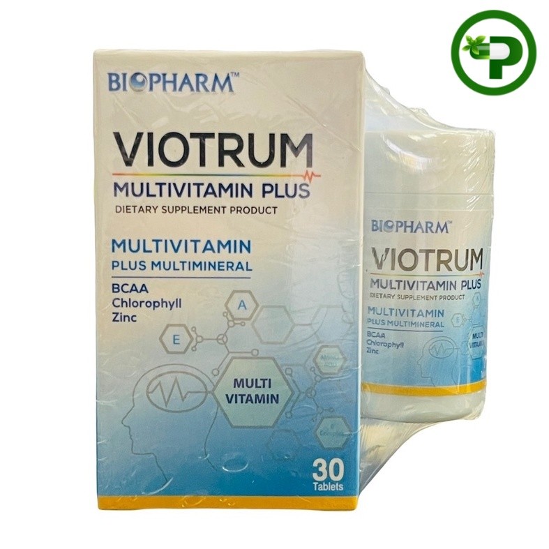 Viotrum Multivitamin Plus Biopharm ไวโอทรัม มัลติวิตามิน พลัส ไบโอฟาร์ม 30 เม็ด/60 เม็ด
