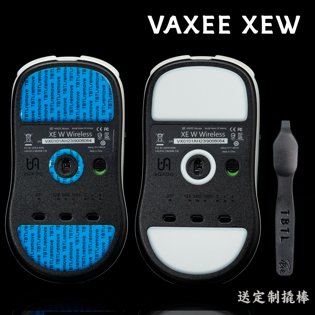 VAXEE XE ไร้สายไร้สายไร้สายผิดปกติ XEv2 TBTL เมาส์กาวป้องกันการรั่วไหล PTFE สติกเกอร์เท้า