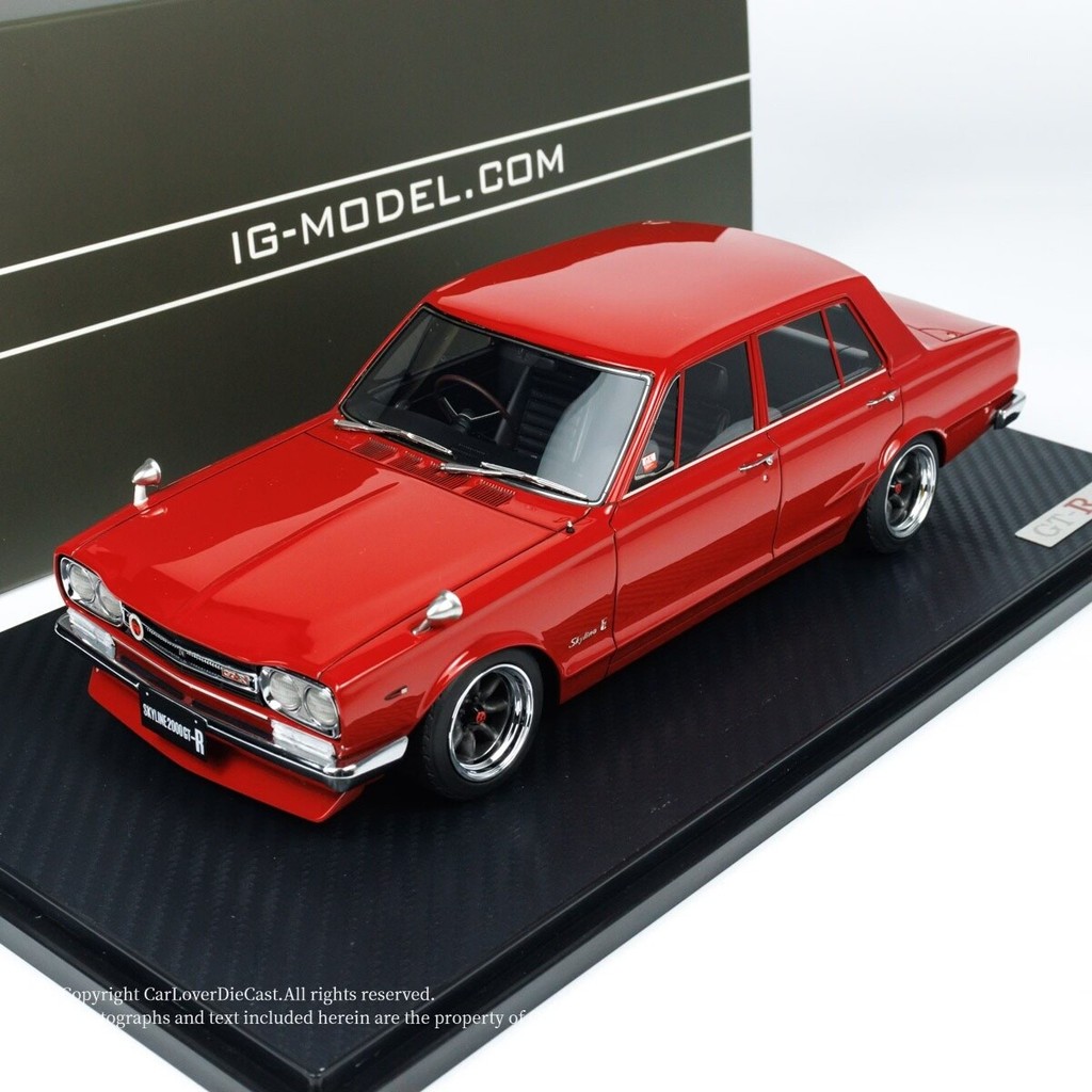 [สต๊อกพร้อม ติดต่อหากคุณมีคําถามใดๆ] IG 1: 18 Nissan Skyline 2,000 GT