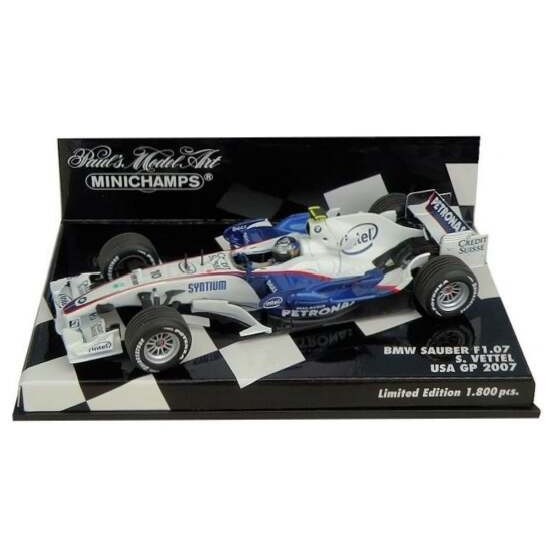 [มาใหม่เดือนพฤษภาคม] F1 Racing Model 1: 43 Mini Cut BMW Sober F1.07 Wittle American Station Life Sho