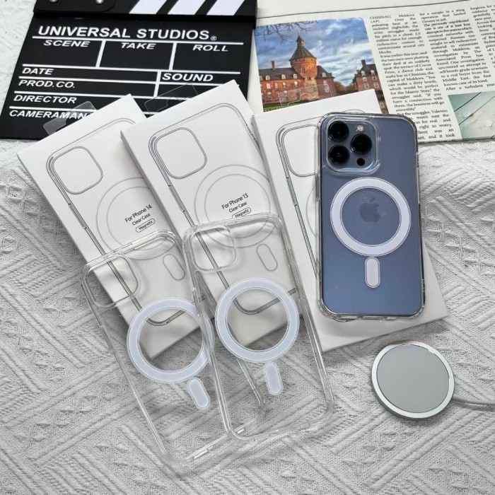 เคสใส MAGSAFE สําหรับ IPHONE 18 PRO 18 PRO MAX 17 17 AIR 17 PRO 17 PRO MAX IPHONE 12 IPHONE 12 MINI 