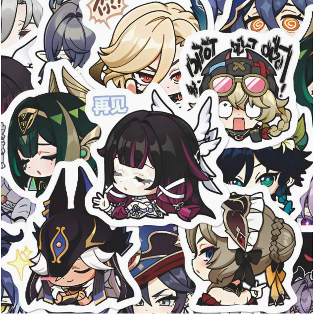 สติ๊กเกอร์ Genshin Impact Nod-Krai 64 ชิ้น
