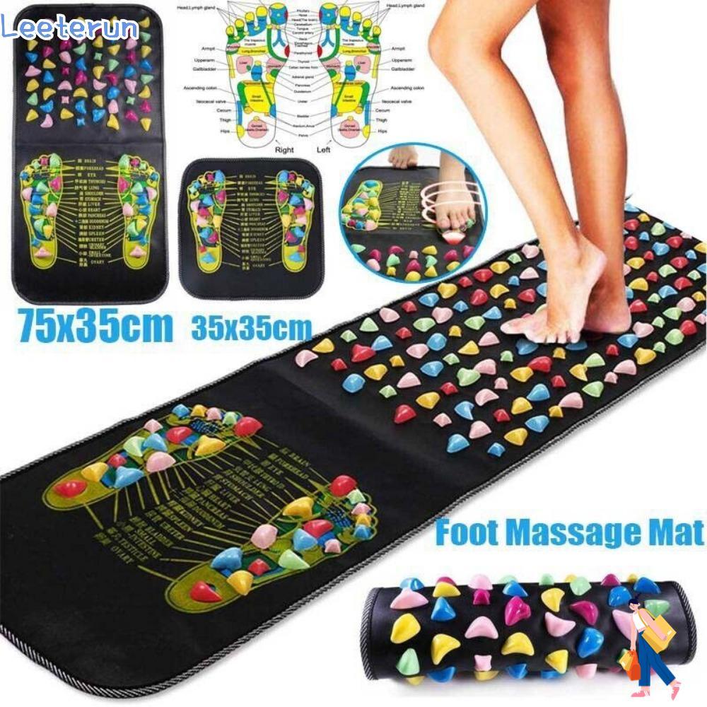 Leeterun Reflexology Walk Acupressure Acupoint Mat Leg Relaxation Foot Massager
