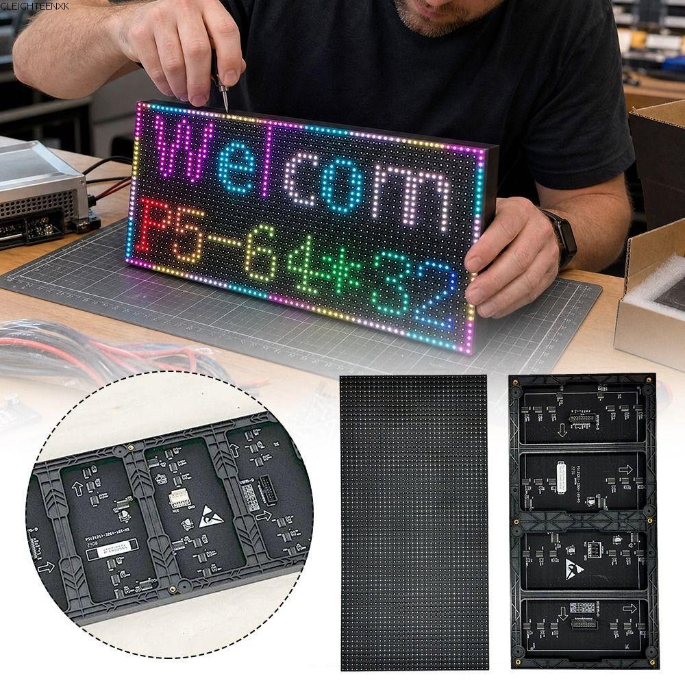 CLEIGHTEENCY แผง LED สีเต็มรูปแบบ, HD P5-320x160 โมดูลจอแสดงผล LED, Professional ความสว่างสูง 320 มม